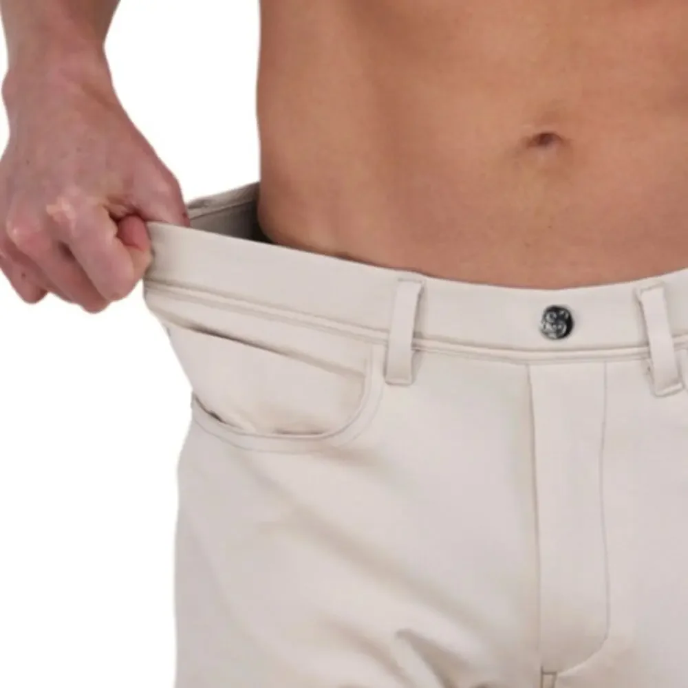 Collars & Co. CEO Tech Pull-On Performance Pants - Stone 36 x 32